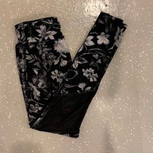 FLORAL MESH LEGGINGS!!!